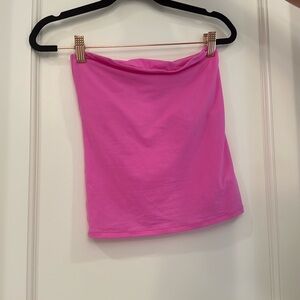 skims pink tube top